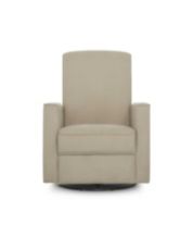 Beige glider recliner top
