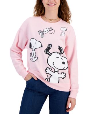 Snoopy Juniors Snoopy Crewneck Sweatshirt Macy s