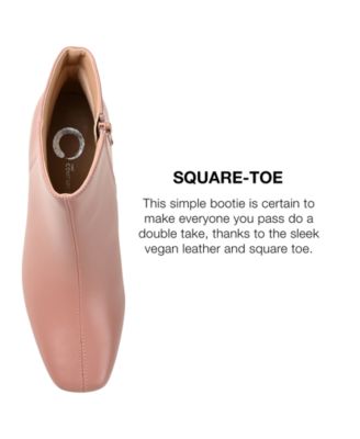 Women's Kelssa Square Toe Kitten Heel Dress Booties