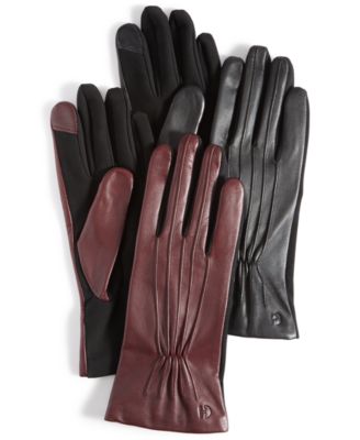 Women's Leather Points Stretch Gloves
