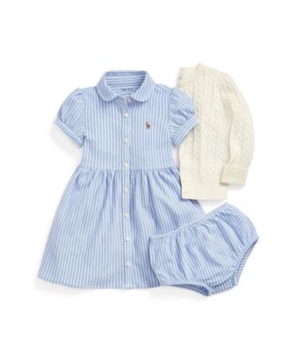 Baby Girls Cable-Knit Cotton Cardigan