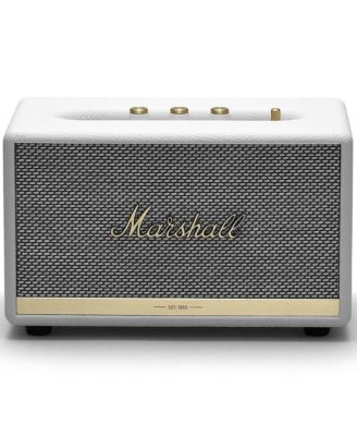 Marshall Acton II Bluetooth Speaker - White - Macy's