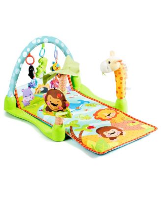 4-in-1 Baby Activity Play Mat Activity Center w/3 Hanging Toys