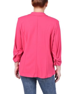 Women's 3/4 Sleeve Scuba Crepe Jacket