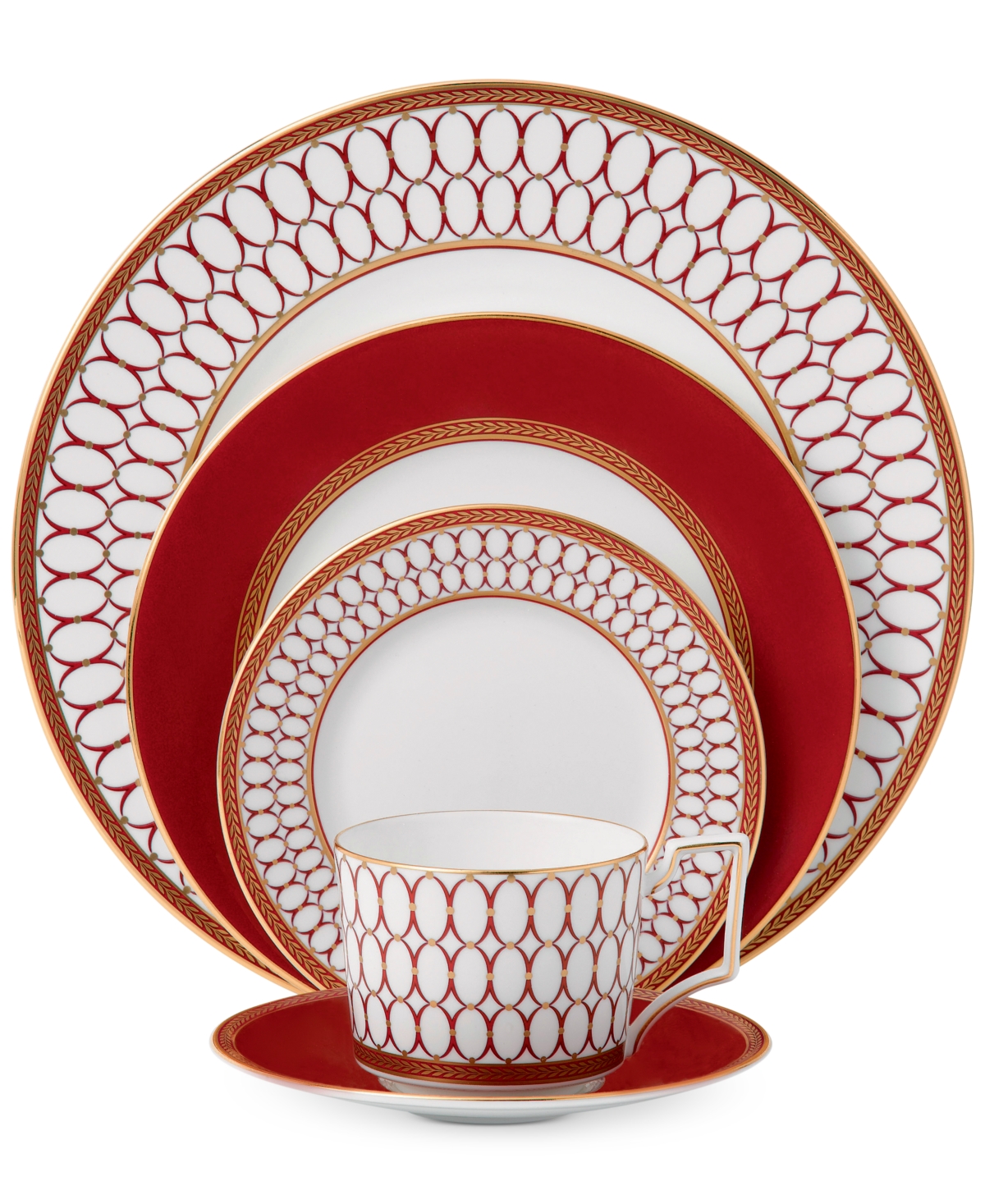 Wedgwood Renaissance Red 5-pc. Place Setting In No Color