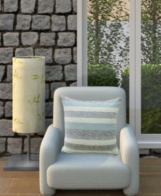 Linden Street Handwoven Textured Stripe Decorative Pillow, 20" x 20"