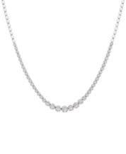 Tennis diamond necklace discount mens
