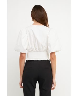 Women's Smocked waist Top