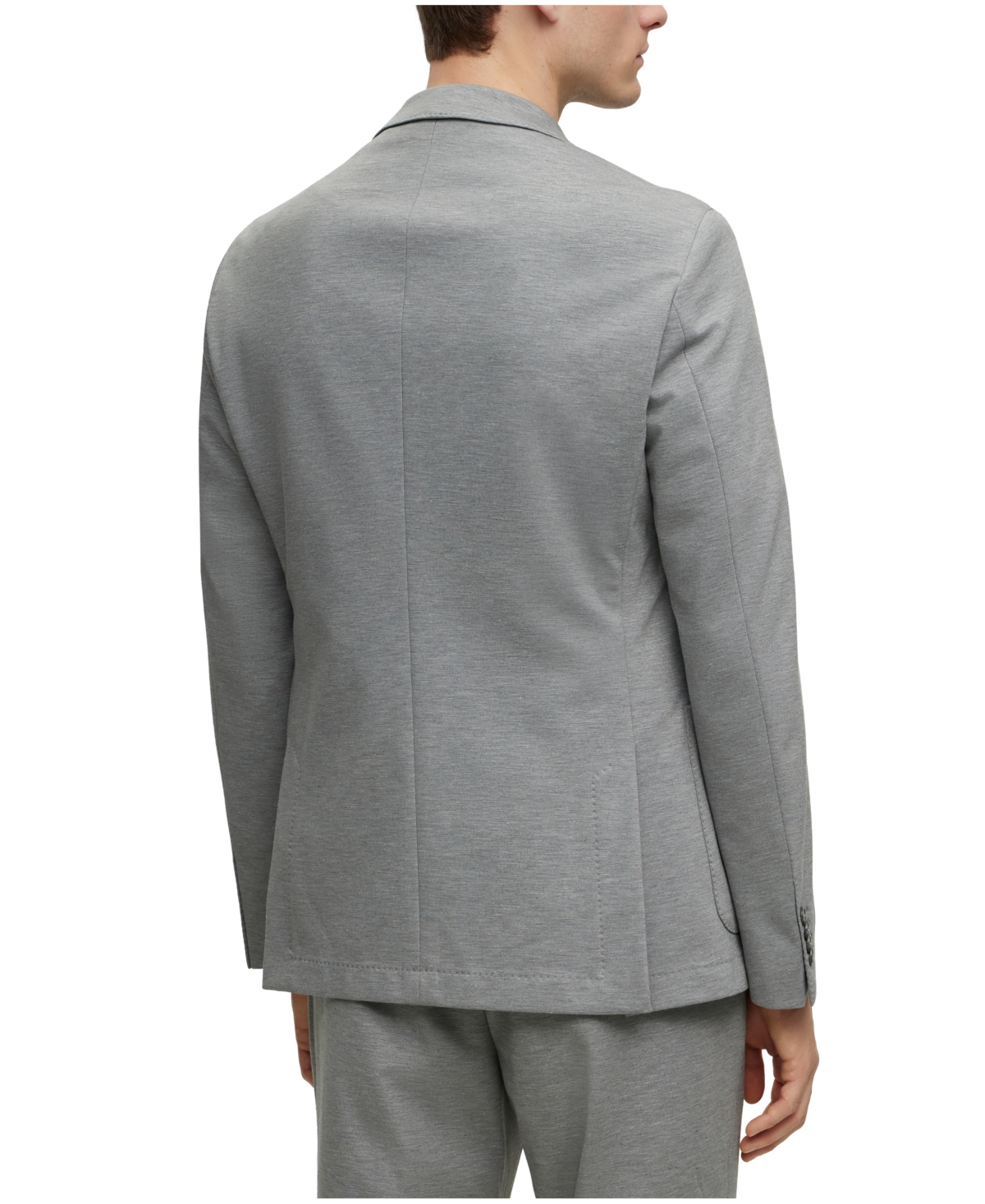 Hugo Boss Boss By  Men's Slim-fit Jacket In Silver