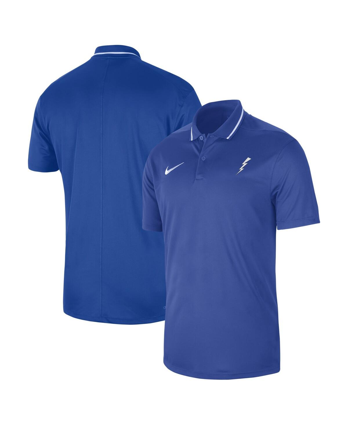 Nike Men's  Royal Air Force Falcons 2023 Sideline Coaches Performance Polo Shirt