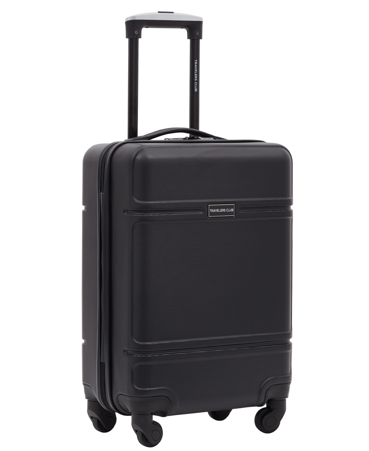 Travelers Club Skyline Collection 20" Rolling Carry-on With 360 Degree 4-wheel System In Black