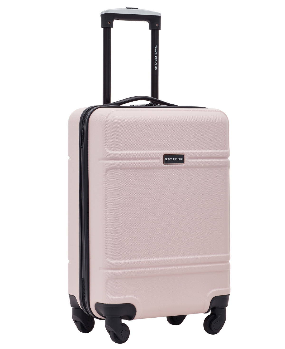 Travelers Club Skyline Collection 20" Rolling Carry-on With 360 Degree 4-wheel System In Filmy