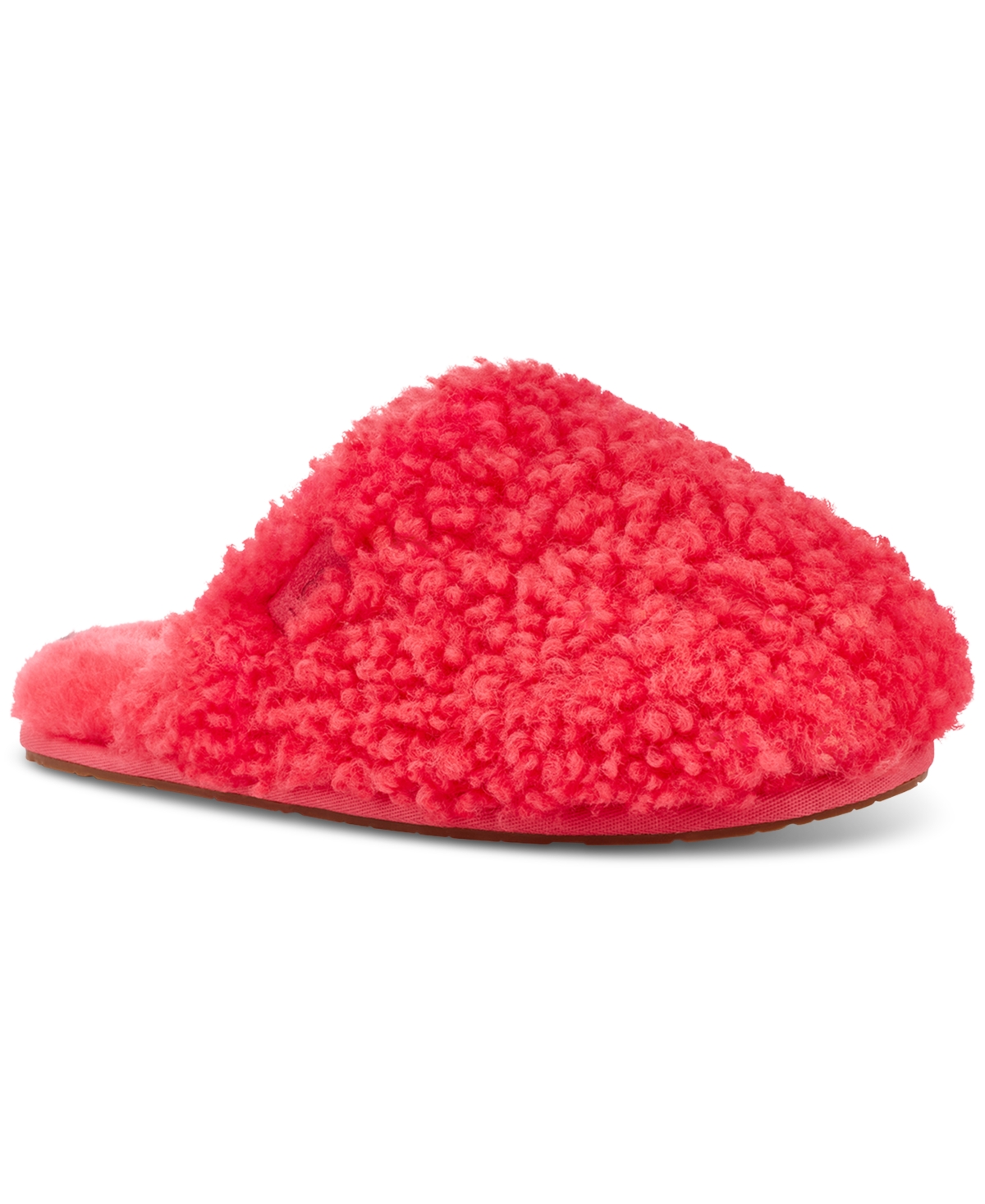 Women's Maxi Curly Slide Slippers - Pink Glow