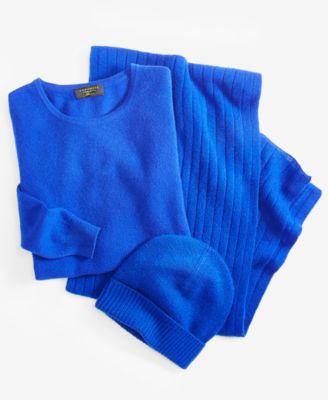 Women's Cashmere Beanie, Scarf, & Sweater, Created for Macy's