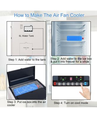  Evaporative Air Cooler Portable Fan Conditioner Air Cooling Appliance