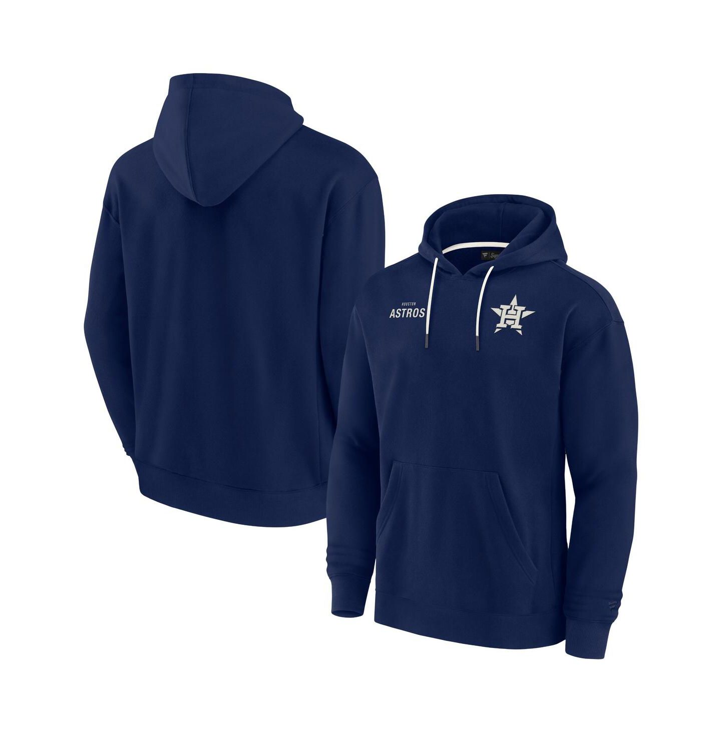Худи Fanatics Signature Navy Houston Astros Super Soft Fleece Pullover — фото 1