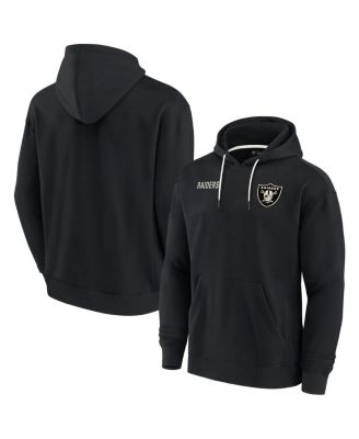 Men's and Women's Black Las Vegas Raiders Super Soft Fleece Pullover Hoodie