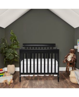 Baby Aden Convertible 4-in-1 Mini Crib, Natural