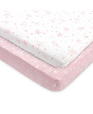 Bublo Baby Pack and Play Fitted Sheet, Portable Pack N Plays Mini Crib