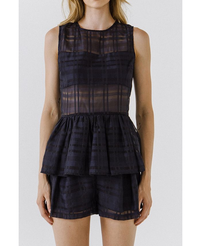 English factory peplum top 2025