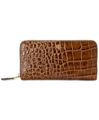Lauren Ralph Lauren - Embossed Leather Continental Wallet