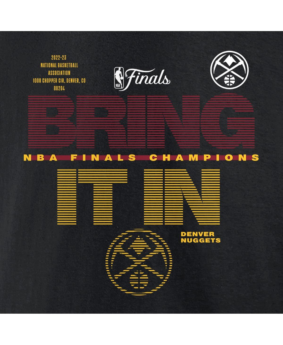 Men's FanaticsDenver Nuggets 2023 Nba Finals Champions Hometown Originals Technical T-shirt - Black