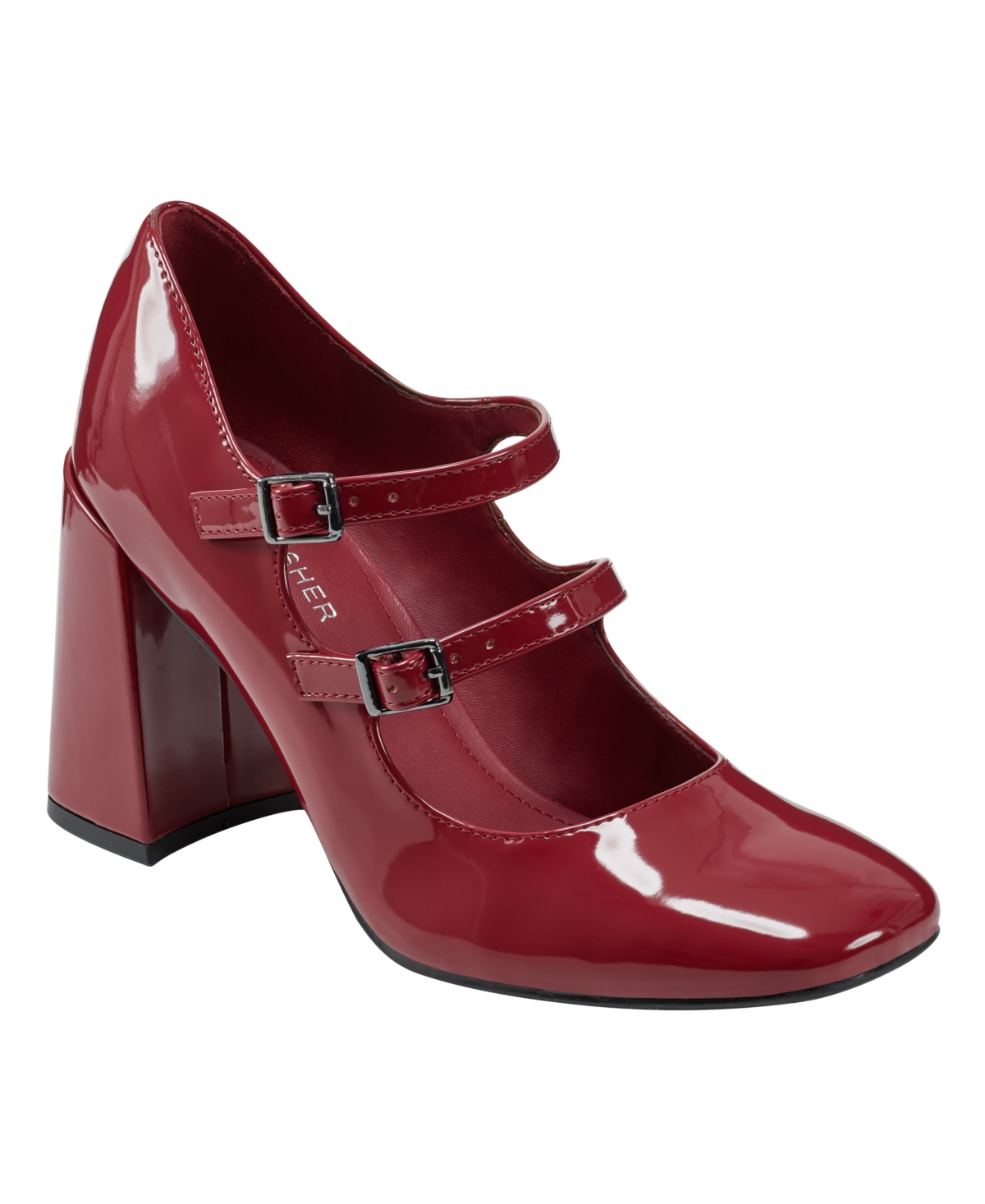 Women's Charisy Tapered Block Heel Dress Pumps - Light Natural Patent