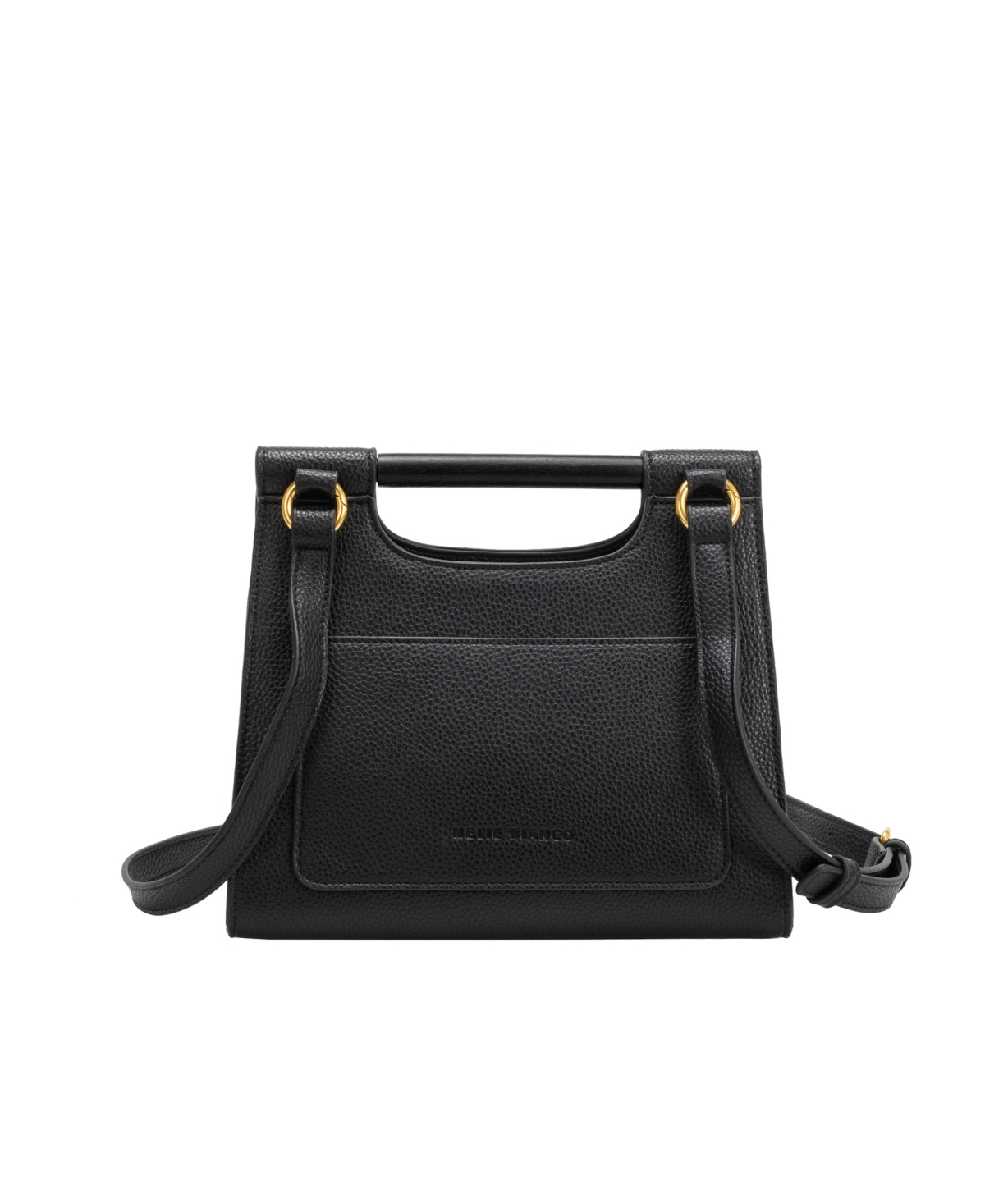 Melie Bianco Nancy Medium Faux Leather Crossbody Bag In Black