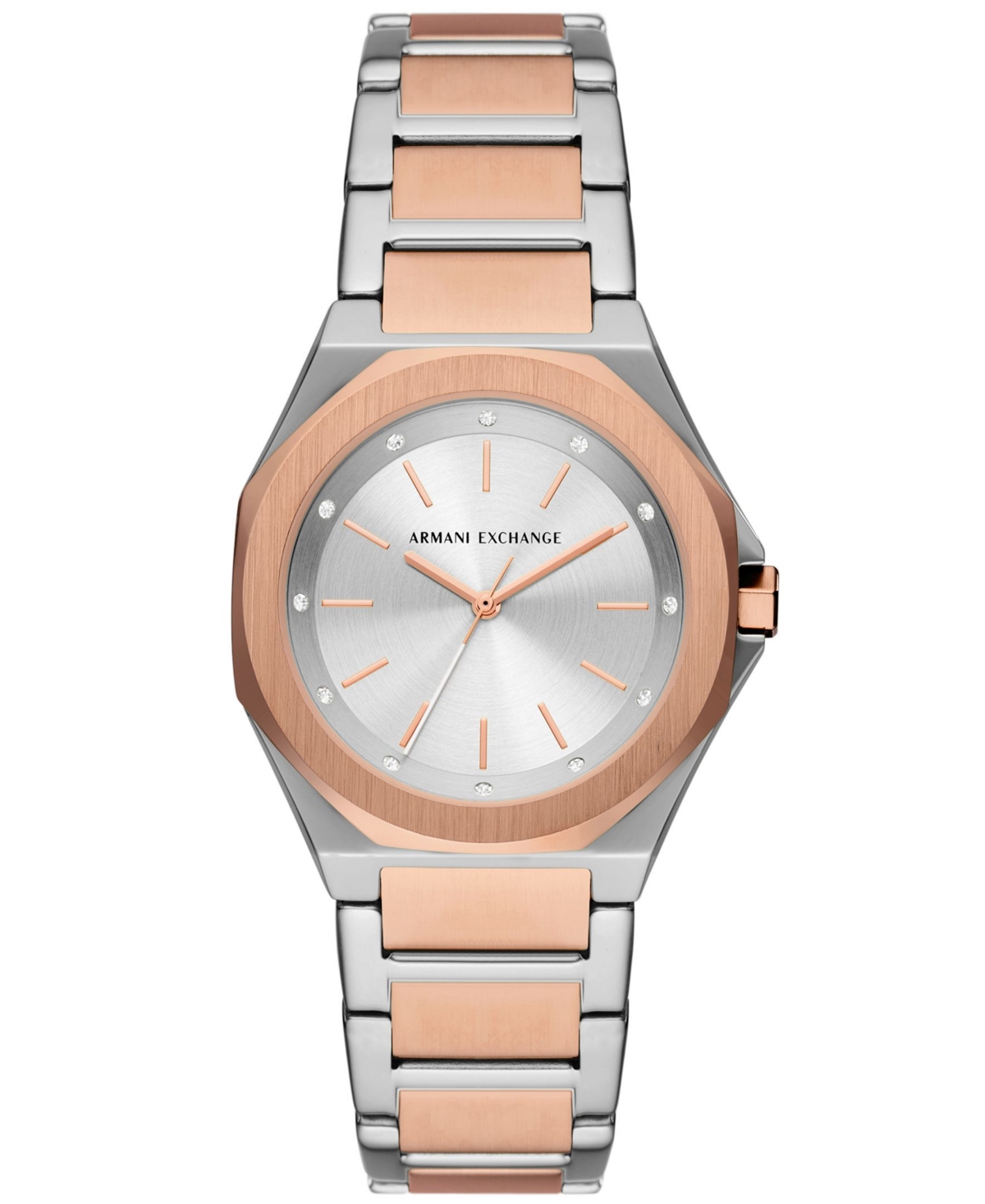 A X Armani Exchange Women's Quartz Three Hand Multi Stainless Steel Watch 34mm In Multicolor