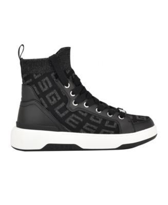 Women's Mannen Knit Hi-Top Lace-Up Fashion Sneakers