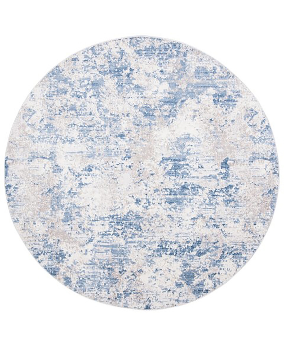 Safavieh Amelia ALA705 10' x 10' Round Area Rug - Gray, Blue