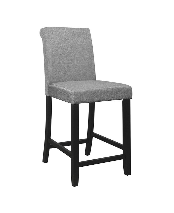 Offex Adina Collection Set of 2 Counter Height Dining Chair with Gray
