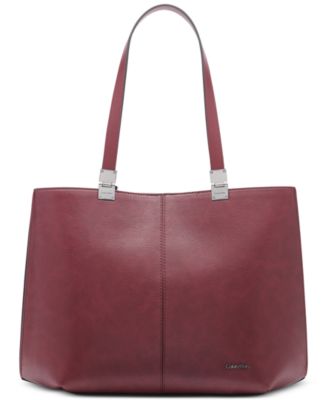 Calvin Klein - Granite Medium Faux Leather Tote