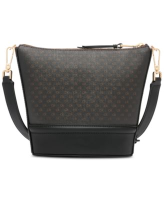 Ash Signature Adjustable Top Zipper Crossbody