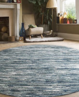 Davide 1228 7'10" x 7'10" Round Area Rug
