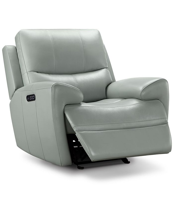 Henry leather hotsell power recliner
