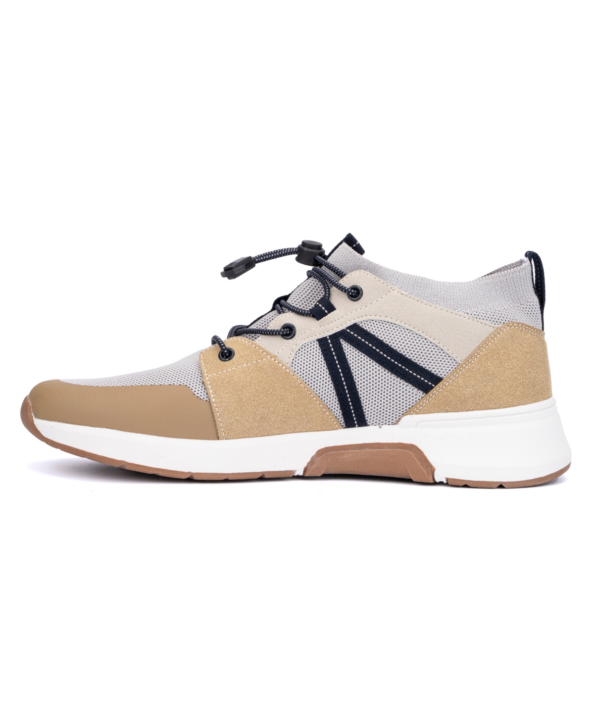 New York & Company Men's Faux Leather Zion Sneakers