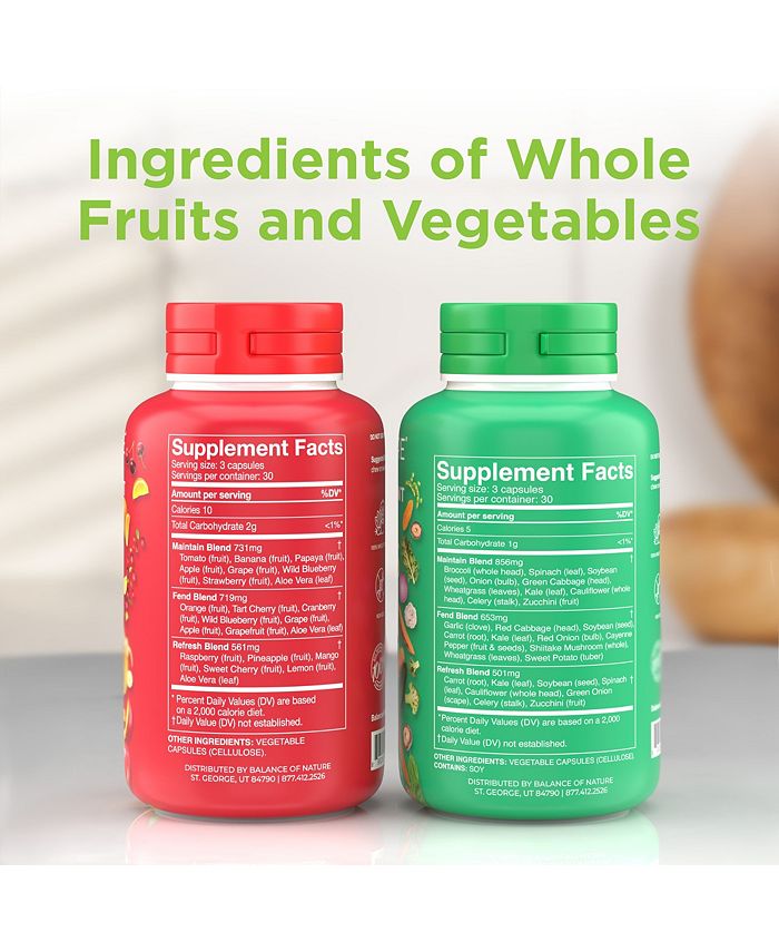 Balance of Nature Fruits and Veggies Whole Food Supplement with