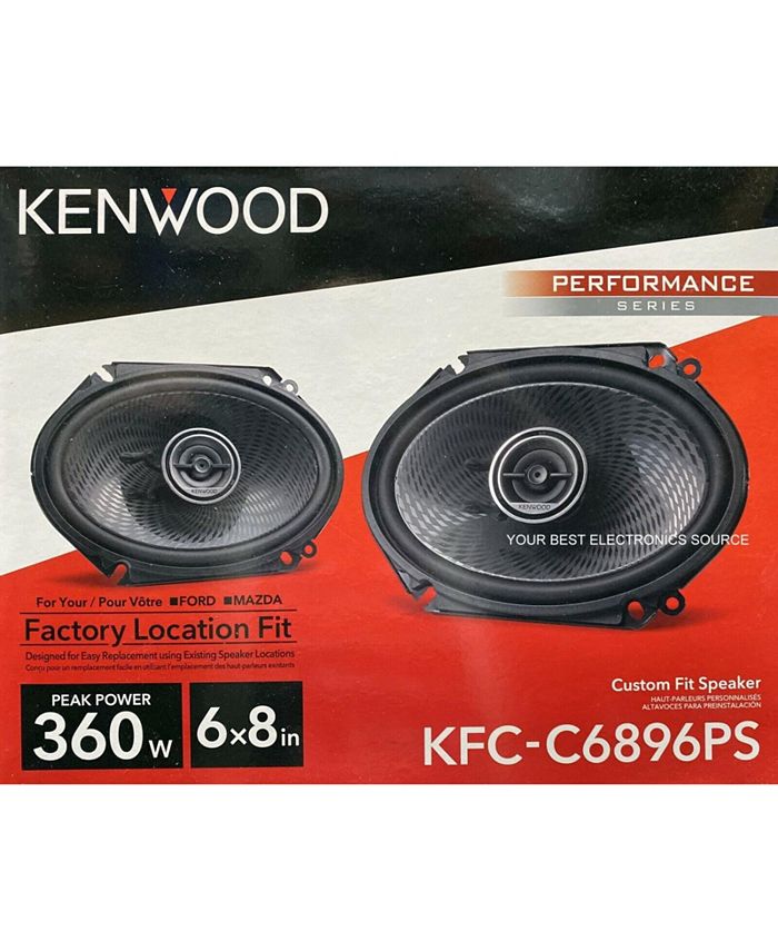Kenwood 6x8 2Way Speakers (Pair) Macy