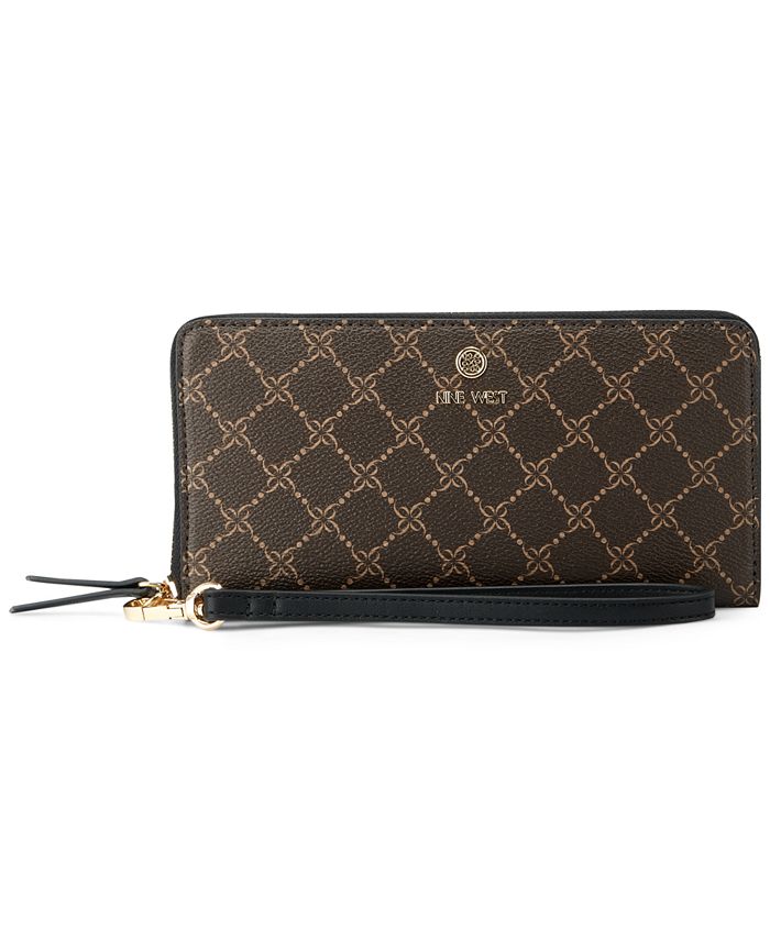 Coach wristlet wallet macy's sales