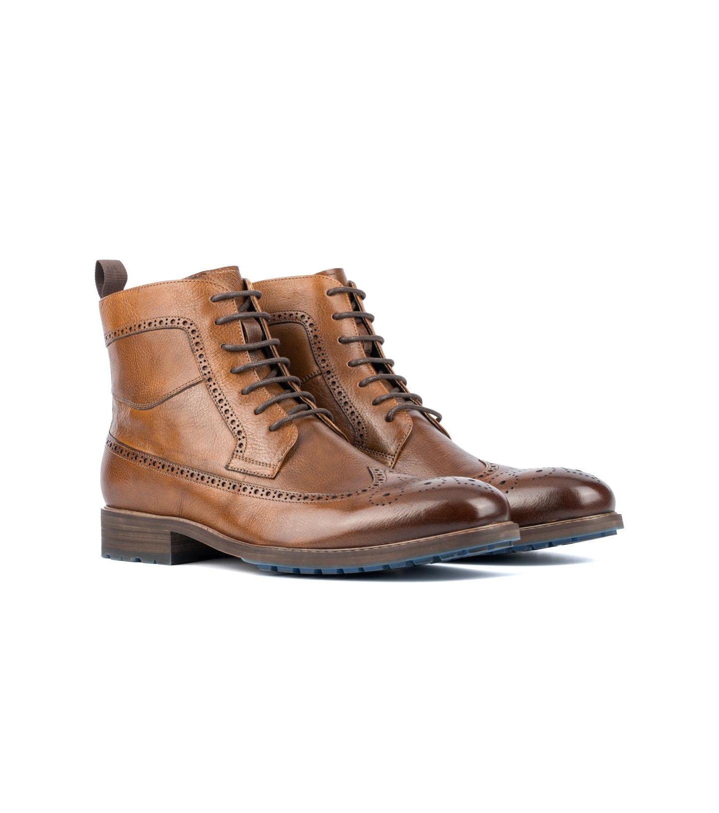 Мужские ботинки Vintage Foundry Co Leather Everard, цвет: Рыжевато-коричневый — фото 8