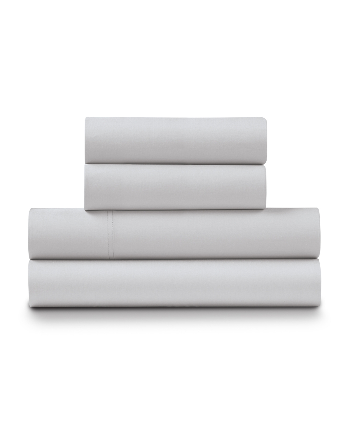 Ella Jayne Viscose From Bamboo 4 Piece Sheet Set, California King In Silver