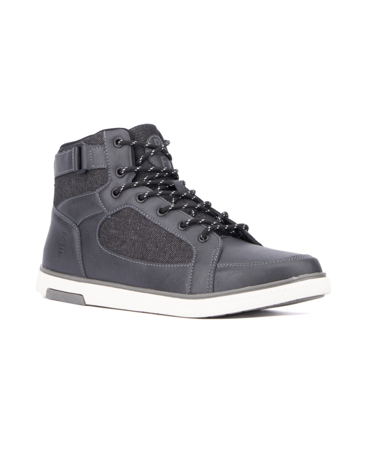 Shop Reserved Footwear Men's Austin High-top Sneakers In Black