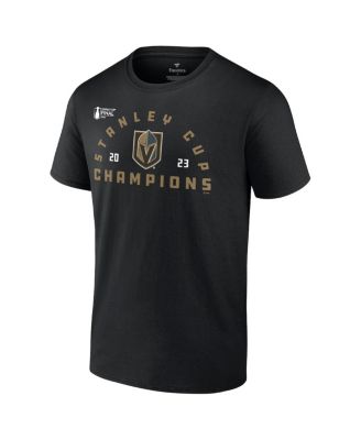 Men's Black Vegas Golden Knights 2023 Stanley Cup Champions Jersey Roster T-shirt