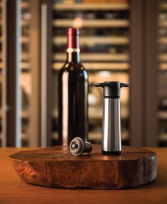 Stainless Steel Wine Saver Pump with 2 Stoppers