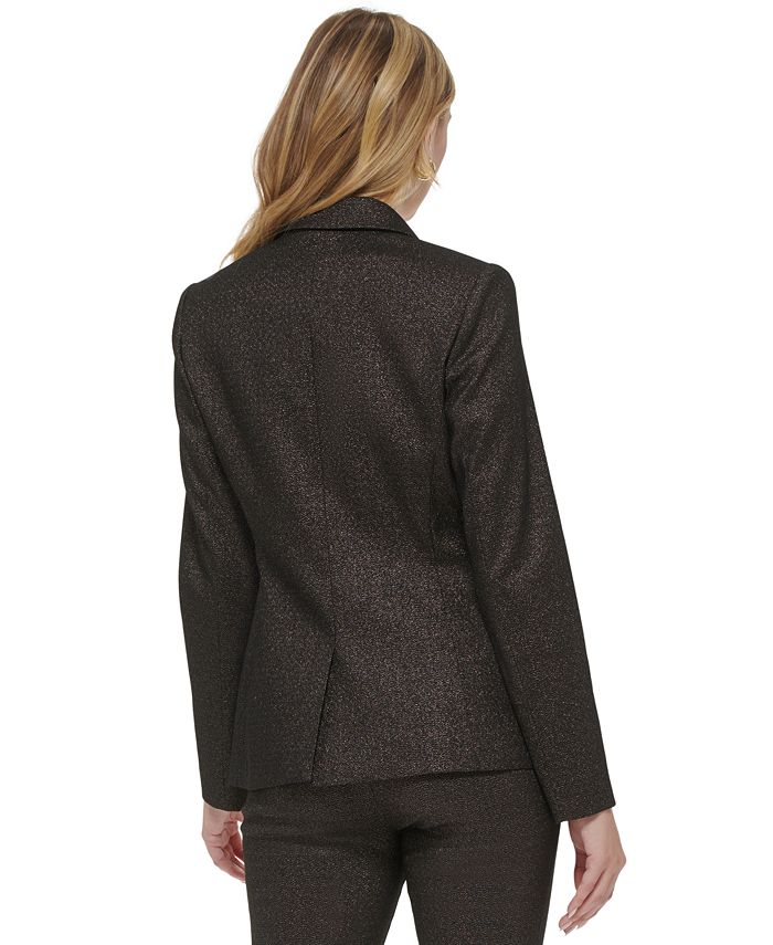Tommy Hilfiger Women's OneButton Shimmer Blazer Macy's