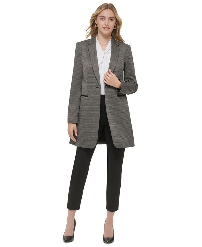 Tommy Hilfiger Women's One-Button Topper Jacket - Macy's