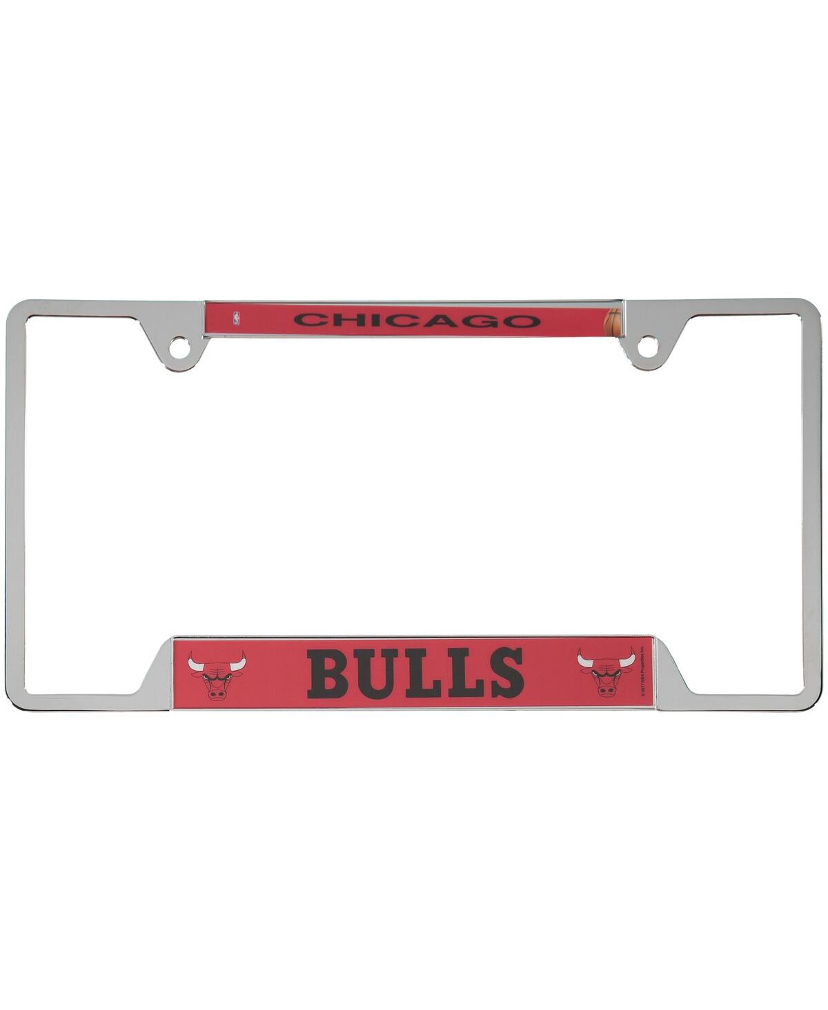Wincraft Chicago Bulls License Plate Frame In Gray,red