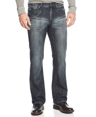 INC International Concepts Men's Gale Copenhagen Bootcut Jeans, Only at Macy's