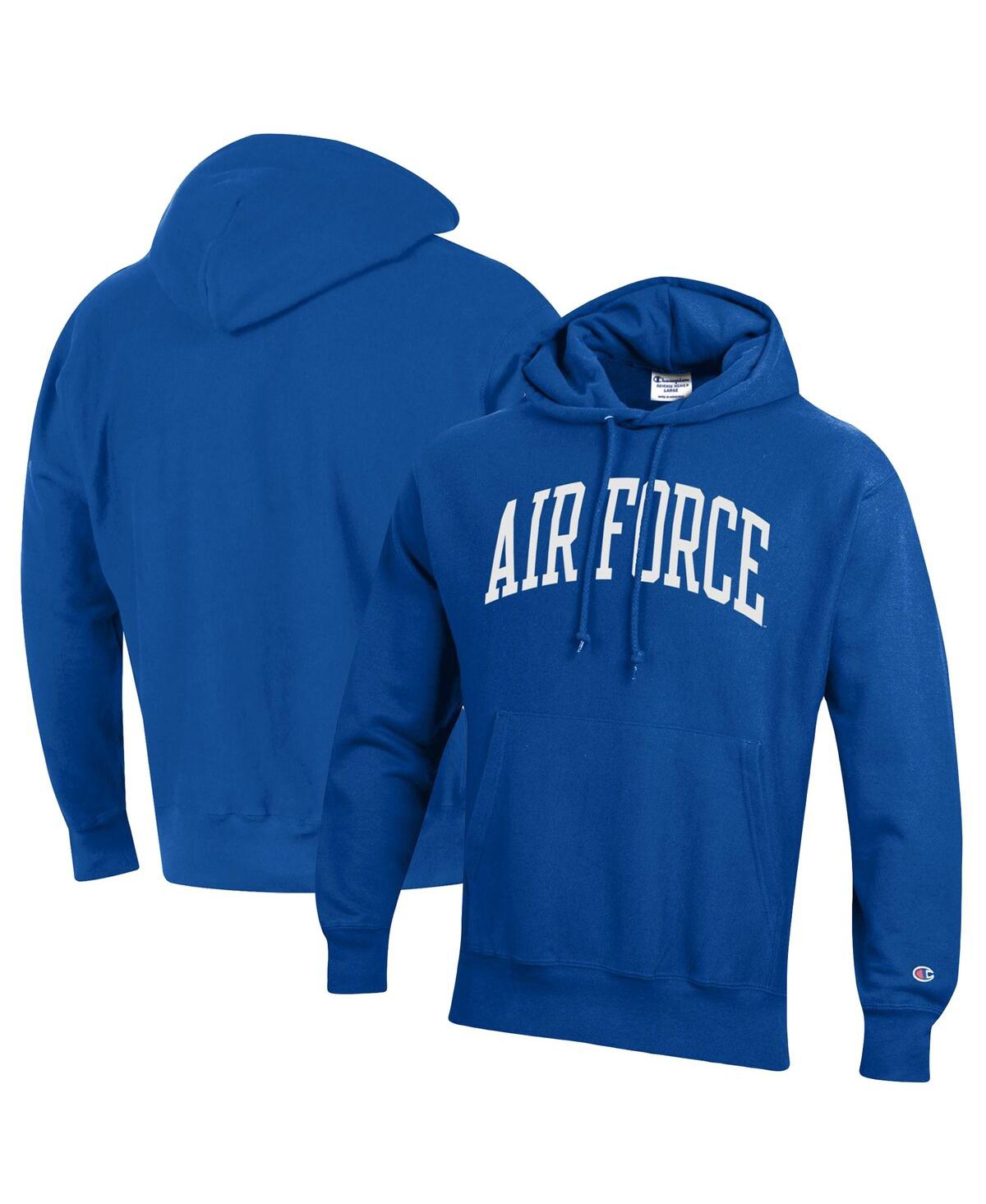 Champion Men's  Royal Air Force Falcons Team Arch Reverse Weave Pullover Hoodie